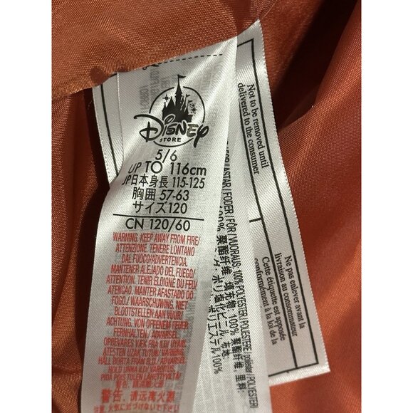 Guardians of the Galaxy Star Lord Jacket Size 5/6 Disney Store Marvel Costume - Picture 4 of 8